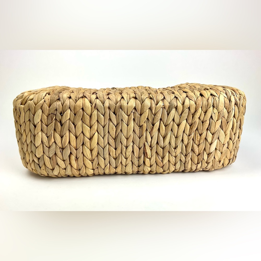 NWT, A New Day handwoven square-handled rattan tote. - Picture 5 of 6